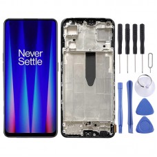 מסך LCD עבור OnePlus nord CE 2 5G IV2201 Digitizer הרכבה מלאה עם מסגרת (שחור)
