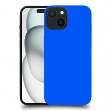 כחול כיסוי מגן סליקון מעוצב ל Apple iPhone 15 סקרין מובייל