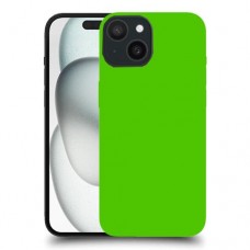 ירוק כיסוי מגן סליקון מעוצב ל Apple iPhone 15 סקרין מובייל