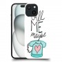 תתקשר אלי אולי כיסוי מגן סליקון מעוצב ל Apple iPhone 15 סקרין מובייל