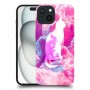 חתול בעננים ורודים כיסוי מגן סליקון מעוצב ל Apple iPhone 15 סקרין מובייל