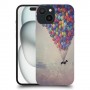 כלב על בלונים כיסוי מגן סליקון מעוצב ל Apple iPhone 15 סקרין מובייל