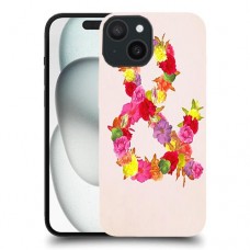 פרח ו כיסוי מגן סליקון מעוצב ל Apple iPhone 15 סקרין מובייל