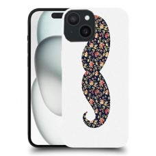 שפם פרחים כיסוי מגן סליקון מעוצב ל Apple iPhone 15 סקרין מובייל