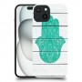 יד ירוקה כיסוי מגן סליקון מעוצב ל Apple iPhone 15 סקרין מובייל