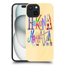 הצבע של האקונה מטאטה כיסוי מגן סליקון מעוצב ל Apple iPhone 15 סקרין מובייל