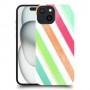 ניאון פסים כיסוי מגן סליקון מעוצב ל Apple iPhone 15 סקרין מובייל