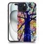 עץ ניאון כיסוי מגן סליקון מעוצב ל Apple iPhone 15 סקרין מובייל