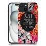 לאף אחד לא הספיק זמן כיסוי מגן סליקון מעוצב ל Apple iPhone 15 סקרין מובייל