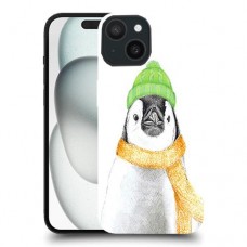 פינגווין בקור כיסוי מגן סליקון מעוצב ל Apple iPhone 15 סקרין מובייל