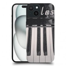 נשמת פסנתר כיסוי מגן סליקון מעוצב ל Apple iPhone 15 סקרין מובייל