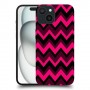 קווים סגולים כיסוי מגן סליקון מעוצב ל Apple iPhone 15 סקרין מובייל