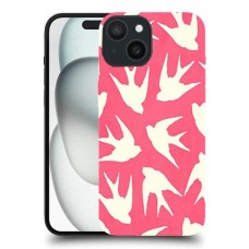 חיי ציפורים אדומים כיסוי מגן סליקון מעוצב ל Apple iPhone 15 סקרין מובייל
