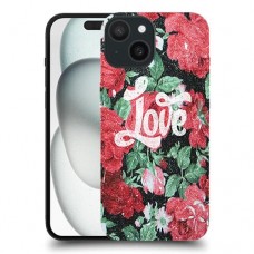 אהבת ורדים כיסוי מגן סליקון מעוצב ל Apple iPhone 15 סקרין מובייל