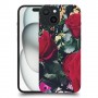 ורדים, ורדים כיסוי מגן סליקון מעוצב ל Apple iPhone 15 סקרין מובייל