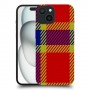 משובץ סקוטש כיסוי מגן סליקון מעוצב ל Apple iPhone 15 סקרין מובייל