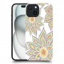 חמניות בלבן כיסוי מגן סליקון מעוצב ל Apple iPhone 15 סקרין מובייל