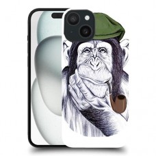 חושב קוף כיסוי מגן סליקון מעוצב ל Apple iPhone 15 סקרין מובייל