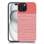 נקודות לבנות בורוד כיסוי מגן סליקון מעוצב ל Apple iPhone 15 סקרין מובייל