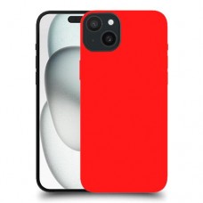 אדום כיסוי מגן סליקון מעוצב ל Apple iPhone 15 Plus סקרין מובייל