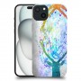 עץ אקוורל כיסוי מגן סליקון מעוצב ל Apple iPhone 15 Plus סקרין מובייל