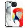 תוכי אקוורל כיסוי מגן סליקון מעוצב ל Apple iPhone 15 Plus סקרין מובייל