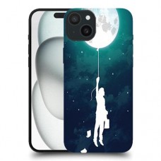 ירח בלון כיסוי מגן סליקון מעוצב ל Apple iPhone 15 Plus סקרין מובייל