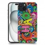 כאוס צבעוני כיסוי מגן סליקון מעוצב ל Apple iPhone 15 Plus סקרין מובייל