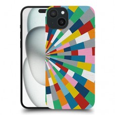 קלידוסקופ צבעוני כיסוי מגן סליקון מעוצב ל Apple iPhone 15 Plus סקרין מובייל