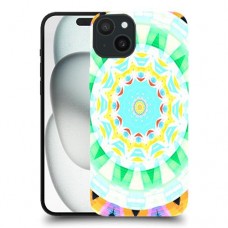 צלחת צבעונית כיסוי מגן סליקון מעוצב ל Apple iPhone 15 Plus סקרין מובייל
