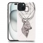 דייווינצ'י דיר כיסוי מגן סליקון מעוצב ל Apple iPhone 15 Plus סקרין מובייל