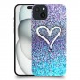 לב יהלום כיסוי מגן סליקון מעוצב ל Apple iPhone 15 Plus סקרין מובייל