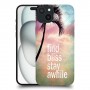 מצא אושר כיסוי מגן סליקון מעוצב ל Apple iPhone 15 Plus סקרין מובייל