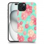 פרחים בירוק כיסוי מגן סליקון מעוצב ל Apple iPhone 15 Plus סקרין מובייל