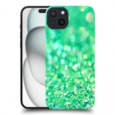 יהלומים ירוקים כיסוי מגן סליקון מעוצב ל Apple iPhone 15 Plus סקרין מובייל
