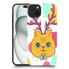קיטי דיר כיסוי מגן סליקון מעוצב ל Apple iPhone 15 Plus סקרין מובייל