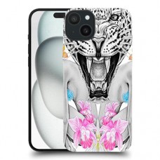 אנשי נמר כיסוי מגן סליקון מעוצב ל Apple iPhone 15 Plus סקרין מובייל