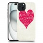 אהבה היא אדיבה כיסוי מגן סליקון מעוצב ל Apple iPhone 15 Plus סקרין מובייל
