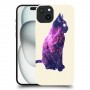 Night Cosmocat כיסוי מגן סליקון מעוצב ל Apple iPhone 15 Plus סקרין מובייל