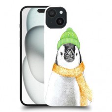 פינגווין בקור כיסוי מגן סליקון מעוצב ל Apple iPhone 15 Plus סקרין מובייל