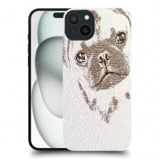 דיוקן פאג כיסוי מגן סליקון מעוצב ל Apple iPhone 15 Plus סקרין מובייל