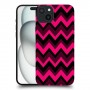 קווים סגולים כיסוי מגן סליקון מעוצב ל Apple iPhone 15 Plus סקרין מובייל