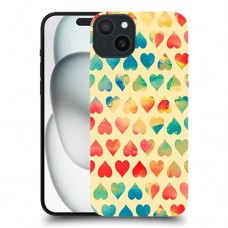 לבבות קשת כיסוי מגן סליקון מעוצב ל Apple iPhone 15 Plus סקרין מובייל