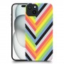פסי קשת כיסוי מגן סליקון מעוצב ל Apple iPhone 15 Plus סקרין מובייל