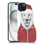 סנטה אריה כיסוי מגן סליקון מעוצב ל Apple iPhone 15 Plus סקרין מובייל