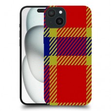 משובץ סקוטש כיסוי מגן סליקון מעוצב ל Apple iPhone 15 Plus סקרין מובייל