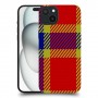 משובץ סקוטש כיסוי מגן סליקון מעוצב ל Apple iPhone 15 Plus סקרין מובייל