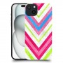 צבעים פסים כיסוי מגן סליקון מעוצב ל Apple iPhone 15 Plus סקרין מובייל