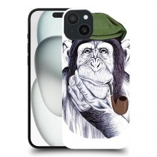 חושב קוף כיסוי מגן סליקון מעוצב ל Apple iPhone 15 Plus סקרין מובייל
