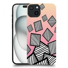 ריבועי זיברה כיסוי מגן סליקון מעוצב ל Apple iPhone 15 Plus סקרין מובייל